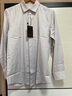 浪登[三防易打理]男士商務(wù)長(cháng)袖襯衫秋季款正裝白襯衣 淺灰色 38 曬單實(shí)拍圖