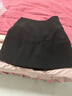 愛(ài)居兔夏季新款紐扣裝飾個(gè)性百搭半身裙百褶裙EQDDJ2N011A 黑色11 M 160/68A 曬單實(shí)拍圖