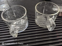 金灶（KAMJOVE）茶杯玻璃茶杯品茗杯耐熱玻璃杯 家用辦公室喝茶杯泡茶杯小茶杯 K-106/2個(gè)裝120毫升 曬單實(shí)拍圖