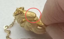 中國黃金（CHINA GOLD）黃金月桂兔項鏈女本命年足金小兔子吊墜婦女節生日禮物送女友老婆 月宮折桂吊墜 約1.4g【贈銀鏈】 曬單實(shí)拍圖