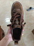 EaerGce品牌輕奢男鞋春季板鞋2026新款真皮厚底舒適鞋子男士休閑皮鞋百搭 紅棕 39 曬單實(shí)拍圖