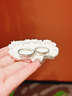 珍尚銀中國黃金情侶對戒純銀求婚戒指情侶一對生日禮物送女朋友老婆S925 曬單實(shí)拍圖
