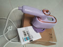 康佳小海豚機械款掛燙機手持家用熨燙機小型蒸氣電熨斗便攜殺菌除螨電燙斗旅行熨衣機 干濕兩用丨30s加熱丨香芋紫 曬單實(shí)拍圖