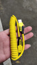 車(chē)載伸縮彈簧65W充電線(xiàn)四合一數據線(xiàn)適用華為蘋(píng)果16iPhone快充線(xiàn) 車(chē)載彈簧線(xiàn)（黃色）-1條裝 曬單實(shí)拍圖