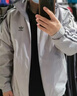 adidas寬松日常舒適運動(dòng)夾克外套男女春季新款阿迪達斯官方三葉草   淺灰 (推薦選大一碼)   M 曬單實(shí)拍圖