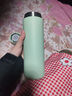 米家保溫杯彈蓋保溫杯保冷杯480ml旅行便攜不銹鋼車(chē)載水杯竹綠色 曬單實(shí)拍圖