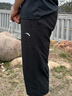 安踏男褲速干七分褲男2026夏季新款冰絲透氣休閑運動(dòng)中褲男士跑步褲子 （推薦款夏季速干褲拉鏈款）黑色 L /175cm (適合130-150斤) 曬單實(shí)拍圖