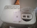 金帥（jinshuai）9/10/12公斤半自動(dòng)洗衣機大容量家用 雙缸雙桶波輪 脫水甩干老式  洗滌9公斤+脫水6公斤+強勁動(dòng)力 曬單實(shí)拍圖