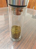 富光玻璃杯雙層 帶茶隔大容量隔熱茶杯高檔商務(wù)泡茶車(chē)載水杯透明杯子 曬單實(shí)拍圖