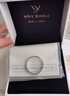 唯一（Winy）999純銀戒指情侶女士情侶對戒男士求婚戒指生日禮物送女生 曬單實(shí)拍圖