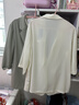 三彩【六好涼感西裝】2026春季新款寬松七分袖西服外套通勤氣質(zhì)Z 米白色 XL 170/92A 曬單實(shí)拍圖