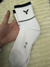 威克多（VICTOR）羽毛球襪運動(dòng)襪男女款加厚毛巾底防滑透氣 SK172 sk198 172 白色 （25-28CM）/3雙裝 曬單實(shí)拍圖