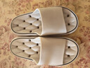 七色紡漏水拖鞋男踩屎感浴室鏤空厚底防滑情侶洗澡居家用女涼拖 灰42-43 曬單實(shí)拍圖