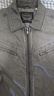 Levi's李維斯男士美式復古水洗做舊休閑通勤簡(jiǎn)約牛仔夾克外套 墨灰 尺碼偏大 XL 曬單實(shí)拍圖