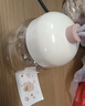 高顏值杯子女塑料杯創(chuàng  )意新款刻度牛奶豆漿杯便攜咖啡杯耐高溫水杯 豆豆卡通塑料杯-櫻花粉 200ml 曬單實(shí)拍圖