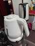 象?。╖O JIRUSHI）電熱水壺家用 快速沸騰防塵口設計 1L容量 CK-DAH10C-WA  白色 曬單實(shí)拍圖