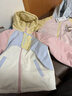 瑪米瑪卡（MOMOCO）童裝外套女童冬季夾棉棉服時(shí)尚洋氣可愛(ài)外套（演出服） 粉色 105 曬單實(shí)拍圖