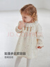 babylove女寶寶連衣裙春秋季純棉紗布裙子嬰幼兒花邊領(lǐng)甜美公主裙 曬單實(shí)拍圖