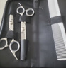 一爾理發(fā)剪刀剪頭發(fā)美發(fā)剪刀打薄牙剪理發(fā)工具全套YJ-101T 曬單實(shí)拍圖