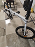 永久鎂合金折疊自行車(chē)20寸7變速男女式成人學(xué)生兒童城市單車(chē) 白 曬單實(shí)拍圖