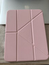 閃魔適用iPad11/10保護殼11英寸ipad11/10保護套25/22款Y型透明亞克力橫豎支撐粉色 曬單實(shí)拍圖