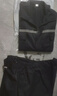 比助勞保服套裝大碼加肥加大男特大號上衣胖子保潔電工單件車(chē)間工作服 深灰純色套裝(滌棉-系腰帶) 7XL/205(235-250斤) 曬單實(shí)拍圖