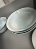 陶溪川 CERAMIC ART AVENUE景德鎮高溫白瓷無(wú)鉛餐具套裝簡(jiǎn)約影青中國色家用吃飯碗盤(pán)喬遷之喜 朝霧【4人食】8頭套裝 曬單實(shí)拍圖