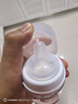 貝親（Pigeon）【新生兒第一個(gè)奶瓶】玻璃奶瓶寬口徑奶瓶80ml SS號奶嘴 0月+ 曬單實(shí)拍圖