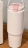 星巴克（Starbucks）經(jīng)典系列晶粉款雙飲口保溫杯800ml咖啡杯泡茶杯冷水杯女神節禮物 曬單實(shí)拍圖