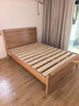 班冉進(jìn)口白蠟木全榫卯結構全實(shí)木床1.8米雙人現代簡(jiǎn)約1米5主臥1.2米床 白蠟木單床 1.8*2.0米全榫卯結構 曬單實(shí)拍圖