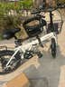 JEEP吉普折疊自行車(chē)帶娃20寸學(xué)生男女士變速折疊車(chē)通勤親子自行車(chē)賽利 升級版-皎月白【前車(chē)框+加大座墊】 20寸 7速 曬單實(shí)拍圖