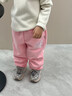 巴布豆女童褲子2026春秋新款兒童束腳衛褲休閑百搭運動(dòng)褲女孩粉色童裝 粉 抱兔小麗X+紫 抱心小麗X 150 曬單實(shí)拍圖