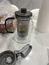 美斯尼 茶壺玻璃泡茶壺 加厚耐熱玻璃泡茶器創(chuàng  )意墨色玻璃功夫茶具 墨色壺 1000mL 曬單實(shí)拍圖