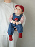 G.duck小黃鴨嬰兒衣服分體套裝春裝女寶寶牛仔背帶褲春秋季外出服兩件套 深藍色 73cm 73 碼建議3-6個(gè)月13-16斤cm 曬單實(shí)拍圖