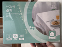 得力（deli）一次性桌布厚實(shí)臺布30張裝餐桌塑料膜餐墊野餐布宴席家用年貨 曬單實(shí)拍圖