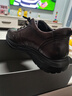 奧康（Aokang）奧康男鞋透氣休閑皮鞋商務(wù)休閑鞋舒適百搭厚底運動(dòng)鞋 黑色39  曬單實(shí)拍圖
