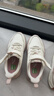 安踏兒童運動(dòng)鞋女小童跑步鞋秋冬新款革面舒適軟底元氣跑鞋 【女革面】象牙白/藕灰9968-4 28 鞋內長(cháng)17.5cm 曬單實(shí)拍圖