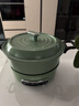 摩飛電器（Morphyrichards）多功能鍋電火鍋 家用烤涮一體電煮鍋電炒鍋電燒烤料理鍋 3L電熱火鍋鍋 MR9087 薄荷綠 曬單實(shí)拍圖
