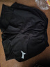 沃蘭迪體育雙層短褲內襯短褲男女田徑跑步健身訓練速干馬拉松透氣 黑色-WLD雙層三分褲【白標】 L  100-120斤 曬單實(shí)拍圖