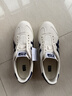 Onitsuka Tiger鬼塚虎懶人鞋  一腳蹬男女款休閑鞋 TOKUTEN SLIP-ON 米色/藍色 41.5 曬單實(shí)拍圖