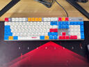 羅技（Logitech）K845機械鍵盤(pán) 游戲辦公鍵盤(pán) 全尺寸背光電競有線(xiàn)鍵盤(pán) TTC軸系列 節日禮物 K845紅軸+藍白高達鍵帽+桌墊 曬單實(shí)拍圖