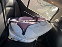 Prigel舒安pro新生嬰幼兒寶寶兒童安全座椅可坐可躺車(chē)載汽車(chē)用0-6-12歲 舒安pro 烏梅紫醬(不窩脖設計+單手旋轉+175°大躺角) 曬單實(shí)拍圖