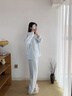 貓人【云朵泡泡紗】女士睡衣女春秋長(cháng)袖透氣抑菌防螨家居服26年新品 曬單實(shí)拍圖