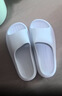 樸西男士四季抗菌室內浴室洗澡防滑居家情侶涼拖女 灰色 44-45 曬單實(shí)拍圖