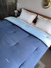無(wú)印良品星球深睡PRO控溫被被子春秋被酣睡空調被單雙人夏涼被四季通用 遠山藍【免被套設計可機洗】 150x200cm【春秋被約3.5斤】 曬單實(shí)拍圖
