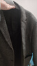 羅蒙【綿羊毛】毛呢西服男士秋冬季加大碼商務(wù)休閑單西裝保暖工裝上衣 曬單實(shí)拍圖