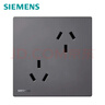 西門(mén)子（SIEMENS）開(kāi)關(guān)插座 六孔10A插座 86型暗裝 深灰銀5UB29103NC02 曬單實(shí)拍圖