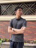 安踏（ANTA）速干polo衫男士2026夏季冰絲高端正品商務(wù)男裝半袖衣服男T恤短袖 男裝灰（冰絲速干/三紐扣） L /175(120-140斤） 曬單實(shí)拍圖