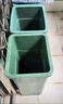 雅鶴戶(hù)外垃圾桶內膽內桶方形圓形鋁塑料復合材料環(huán)衛果皮箱公園梯形筒 25X31X43cm 無(wú)蓋 墨綠色 30L 曬單實(shí)拍圖