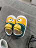 托姆貝克寶寶學(xué)步鞋春秋款嬰兒軟底男女寶寶鞋子 卡通眼黃色14碼 曬單實(shí)拍圖